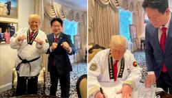 Donald Trump Dianugerahi Sabuk Hitam Taekwondo: Ini Luar Biasa!