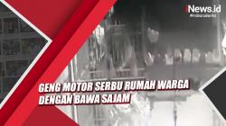 Geng Motor Serbu Rumah Warga dengan Bawa Sajam di Medan