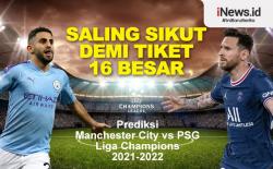 Infografis Prediksi Manchester City Vs PSG: Dua Tim Tajir Saling Sikut Demi Tiket 16 Besar