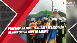 Video Pengendara Moge Terlibat Perselisihan dengan Sopir Truk di Batang
