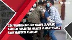 Video Usai Minta Maaf dan Cabut Laporan, Anggiat Pasaribu Wanita yang Mengaku Anak Jenderal Pingsan