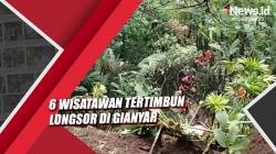 Hendak Rafting, 6 Wisatawan Tertimbun Longsor di Gianyar