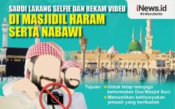 Infografis Arab Saudi Larang Selfie di Masjidil Haram dan Masjid Nabawi<