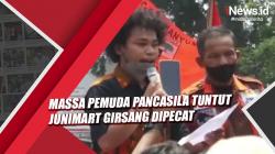 Massa Pemuda Pancasila Tuntut Anggota DPR Junimart Girsang Dipecat