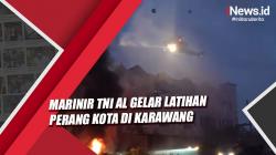 Marinir TNI AL Gelar Latihan Perang Kota di Karawang
