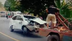 3 Mobil Tabrakan Beruntun di Pangandaran Diduga gegara Ceceran Solar<