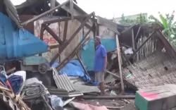 Angin Puting Beliung Rusak Puluhan Rumah Warga di Sidoarjo<