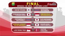 Saksikan Perjuangan Minions dan Greysia/Apriyani di Final Indonesia Open 2021, LIVE di iNews