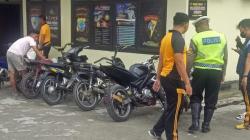 Operasi Samrat Tindak Tegas Puluhan Kendaraan Berknalpot Bising di Bolmong