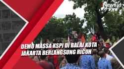 Demo Massa KSPI di Balai Kota Berlangsung Ricuh