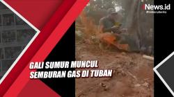Heboh, Gali Sumur Muncul Semburan Gas di Tuban