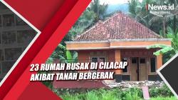 Video 23 Rumah Rusak di Cilacap akibat Tanah Bergerak, Warga Mengungsi