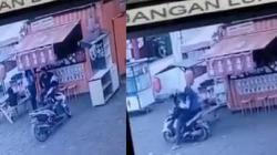Viral, Suami Istri Bawa Anak Mencuri HP di Sebuah Kedai di Cihampelas KBB