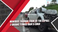 Minibus Tabrak Truk di Tol Cipali, 2 Orang Tewas dan 5 Luka