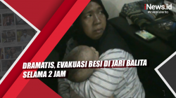 Video Dramatis, Evakuasi Besi di Jari Balita Selama 2 Jam