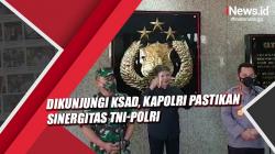 Dikunjungi KSAD, Kapolri Pastikan Sinergitas TNI-Polri