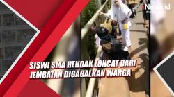 Viral Siswi SMA Hendak Loncat dari Jembatan di Lampung Utara Digagalkan Warga