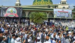 Reuni 212, Ribuan Massa Berkumpul di Masjid Agung Ciamis
