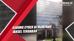 Gedung Cyber di Mampang Jaksel Terbakar, Satu Orang Tewas