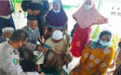 Sejumlah Korban Banjir HST Idap ISPA dan Kutu Air