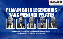 Infografis Daftar Pemain Bola Legendaris yang Jadi Pelatih