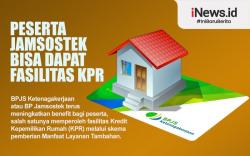 Infografis Peserta Jamsostek Bisa Dapat Fasilitas KPR