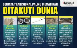 Infografis Senjata Tradisional Paling Mematikan yang Ditakuti Dunia