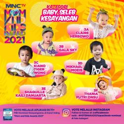 Calon Bintang! Inilah Kategori Baby Seleb Kesayangan di Mom and Kids Awards 2021