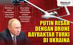 Infografis Putin Resah dengan Drone Bayraktar Turki di Ukraina