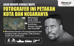 Infografis agar Masuk Google Maps, Fotografer Ini Petakan Kota dan Negaranya