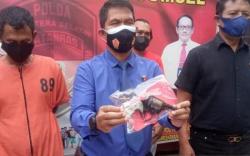 Pengedar Narkoba Bersenjata Api Rakitan di Muara Enim Ditangkap<