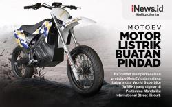 Intip Spesifikasi MotoEV, Motor Listrik Karya Anak Bangsa Besutan Pindad