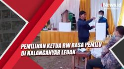 Pemilihan Ketua RW Rasa Pemilu di Kalanganyar Lebak, Pemenang Diceplok Telur dan Ditaburi Tepung