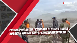 Video Cuaca Mendung, Proses Pencarian 1 Keluarga di Dusun Curah Kobokan Korban Erupsi Semeru Dihentikan