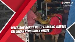 Video Diterjang Banjir Rob, Pedagang Warteg Keluhkan Penurunan Omzet