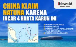 Infografis China Klaim Natuna karena Incar 4 Harta Karun Ini