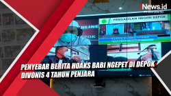 Video Penyebar Berita Hoaks Babi Ngepet di Depok Divonis 4 Tahun Penjara