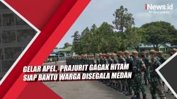 Video Gelar Apel,  Prajurit Gagak Hitam Siap Bantu Warga Disegala Medan