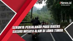 Serunya Perjalanan Para Bikers Susuri Wisata Alam yang Menawan di Jatim