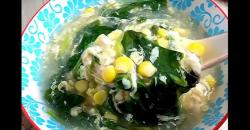Cara Membuat Sup Jagung Bayam, Enak dan Sehat Kaya Serat 