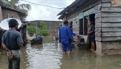 Puluhan Rumah Warga Muntok Bangka Barat Diterjang Banjir Rob