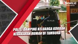 Polisi Dampingi Keluarga Korban Kebakaran Rumah di Tambora ke RS Polri Kramat Jati