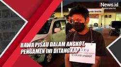 Bawa Pisau dalam Angkot, Pengamen di Kota Bogor Ditangkap Polisi