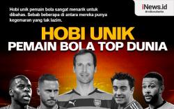 Infografis Hobi Unik Pemain Bola Top Dunia 