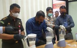 Cegah Penyalahgunaan Barang Bukti, Polda Sumsel Musnahkan 773 Gram Sabu<
