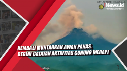 Video Kembali Muntahkan Awan Panas, Begini Catatan Aktivitas Gunung Merapi
