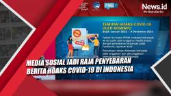 Video Media Sosial Jadi Raja Penyebaran Berita Hoaks Covid-19 di Indonesia