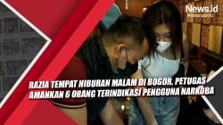 Video Razia Tempat Hiburan Malam di Bogor, Petugas Amankan 6 Orang Terindikasi Pengguna Narkoba