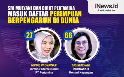 Infografis Sri Mulyani dan Dirut Pertamina Masuk Daftar Perempuan Berpengaruh di Dunia