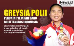 Infografis Profil Biodata Greysia Polii, Pencatat Sejarah Baru Bulu Tangkis Indonesia